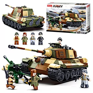 Klocki Czołg Niszczyciel Tygrys/ Panzerjäger armia komp. LEGO - Klocki - miniaturka - grafika 1