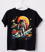 Koszulki dla chłopców - koszulka z astronautą dla chłopca DD24 - miniaturka - grafika 1
