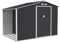 Altany ogrodowe - Domek Ogrodowy Drewutnia Madison 278X191Cm Cold Grey - Hardmaister - miniaturka - grafika 1