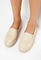 Espadryle damskie - Beżowe Espadryle Nonassociation - miniaturka - grafika 1