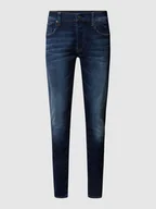 Spodnie męskie - Jeansy o kroju slim fit z dodatkiem streczu model ‘3301’ - miniaturka - grafika 1
