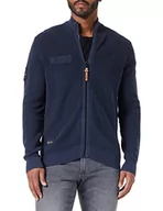 Kurtki męskie - Camel Active Męska Kurtka z Dzianiny 409525/8K13, Night Blue, 4Xl - miniaturka - grafika 1