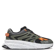 Sneakersy męskie - Sneakersy EA7 Emporio Armani X8X194 XK408 U253 Khaki - miniaturka - grafika 1