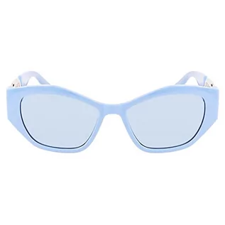 Okulary przeciwsłoneczne - KARL LAGERFELD Kl6086s Okulary przeciwsłoneczne, Azur, 54 Kobiety, Azur, 54 - grafika 1