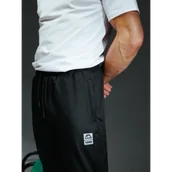 Spodnie sportowe męskie - Manto Spodnie Joggery Pulse Black - miniaturka - grafika 1