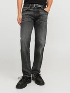 Spodnie męskie - Jack & Jones Dżinsy "Mike" - Regular fit - w kolorze czarnym - miniaturka - grafika 1