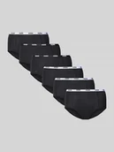 Majtki damskie - Slipy z detalem z logo w zestawie 6 szt. - miniaturka - grafika 1