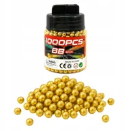 Zabawki militarne - KULKI PLASTIKOWE DO PISTOLETU NABOJE 1000szt 6mm z dozownikiem - miniaturka - grafika 1