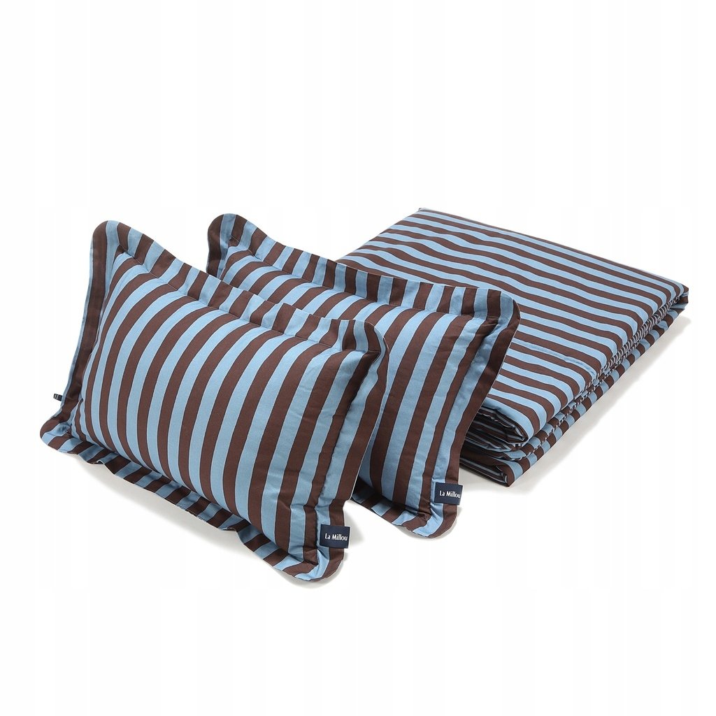 La Millou Komplet Pościeli z wypełnieniem XXL Stripes Blue 220x200