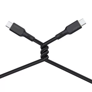 Kabel Aukey CB-KCC101 USB-C do USB-C 1m (czarny) - Ładowarki do telefonów - miniaturka - grafika 3