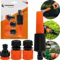 Inne akcesoria do nawadniania - VERGIONIC Zestaw Złączek Ogrodowych Do Węża Szybkozłączki Dysza Przyłącz Na Kran 4el. - miniaturka - grafika 1