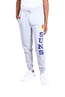 Spodnie męskie - Ultra Game NBA Official Men’s Super Soft Game Day Jogger Sweatpants - Unisex, Phoenix Suns, Heather Gray, Small - miniaturka - grafika 1