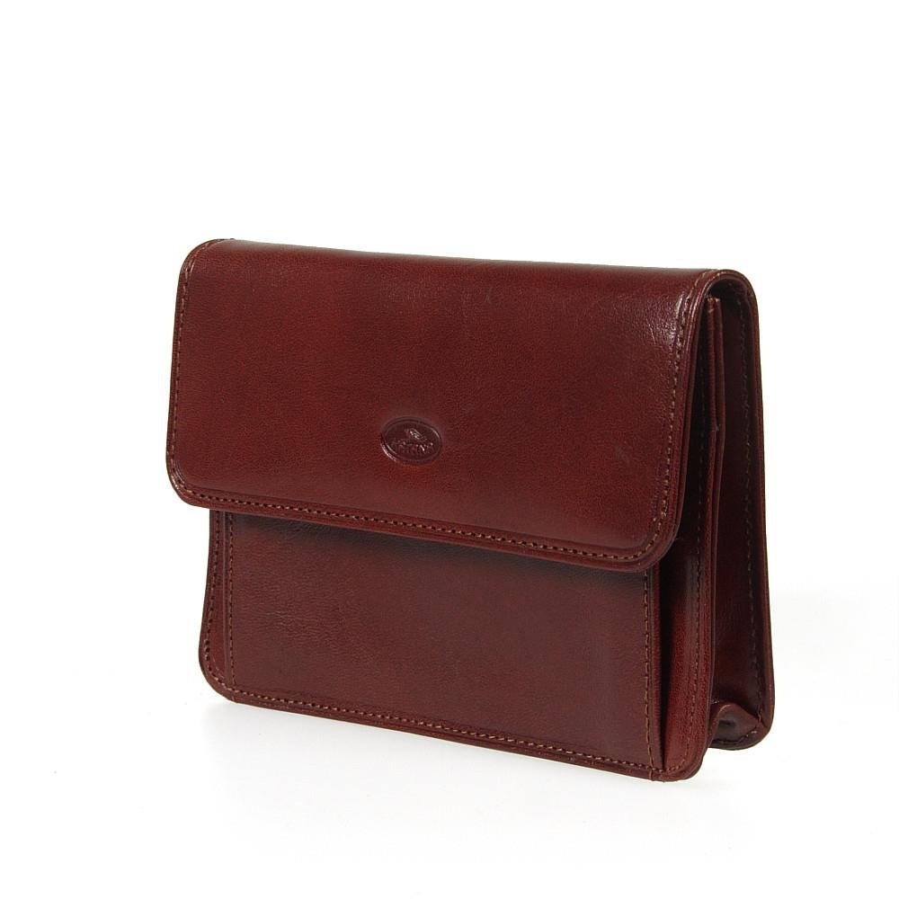 Saszetka na pasek naturalna skóra brąz