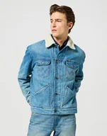 Kurtki męskie - Męska kurtka jeansowa Wrangler SHERPA XXL - miniaturka - grafika 1