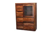 Witryny - Witryna Toronto #209 Palisander Lakierowany 109X45X145 Cm B 6841 - miniaturka - grafika 1