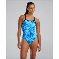 Stroje kąpielowe - Strój pływacki damski TYR Trinityfit Swimsuit - Azultec - miniaturka - grafika 1