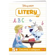 Powieści i opowiadania - Disney Uczy Kraina Lodu Ćwiczenia z naklejkami Litery - miniaturka - grafika 1