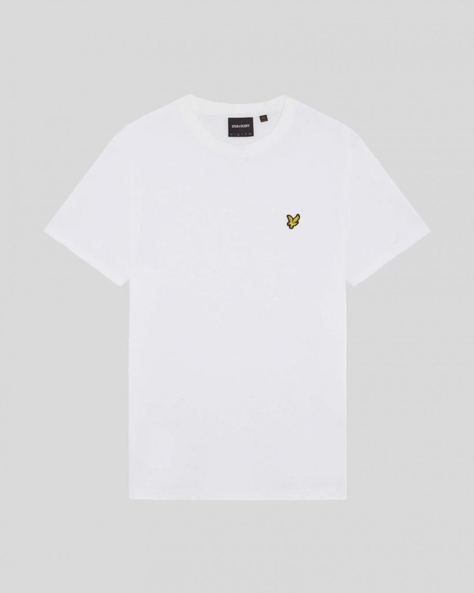 T-shirt męskie lyle and scott 1874 ts2406v popcorn jacquard T-shirt 626 biały