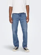 Spodnie męskie - Only & Sons Jeansy Edge 22024939 Niebieski Loose Fit - miniaturka - grafika 1