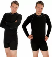 Koszulki sportowe męskie - TERMO koszulka z długim rękawem - męska .3XL .czarny - miniaturka - grafika 1