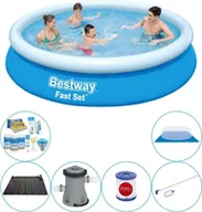 Baseny ogrodowe - Zestaw basenowy - Bestway Fast Set 366x76 cm okrągły - miniaturka - grafika 1