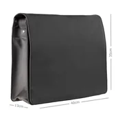 Torby męskie - Duża torba na ramię Visconti Harvard V-16054 XL - czarna - miniaturka - grafika 1