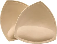 Akcesoria do bielizny - INF Wkładki do biustonosza mają kształt trójkąta Beżowy - miniaturka - grafika 1