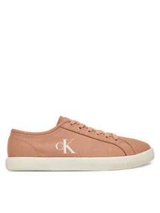 Calvin Klein Jeans Tenisówki Ess Vulc Low Cv Mg Wn YW0YW01762 Koralowy - Trampki damskie - miniaturka - grafika 1