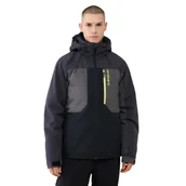 Kurtki męskie - Męska kurtka narciarska Quicksilver Dawson - czarna - miniaturka - grafika 1