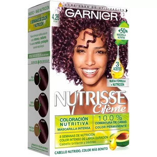 Farba do włosów Garnier Nutrisse Crème Nourishing Color 4.26 Violin 60 ml (3600541538290) - Farby do włosów i szampony koloryzujące - miniaturka - grafika 1