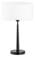 Lampy stojące - Lemir Orso lampka stołowa 1 pł. / czarny połysk + biały O2878 L1 CZA + BIA - miniaturka - grafika 1