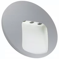 Lampy ogrodowe - Kinkiet Ogrodowy LED Lampa Elewacyjna Zewnętrzna IP54 3x3W 4000K DACU Szara - miniaturka - grafika 1