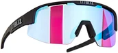 Okulary sportowe - Bliz Bliz Matrix Small Nano Optics Glasses, matte black/begonia with blue multi nordic light  2021 Okulary sportowe 52107-14N - miniaturka - grafika 1