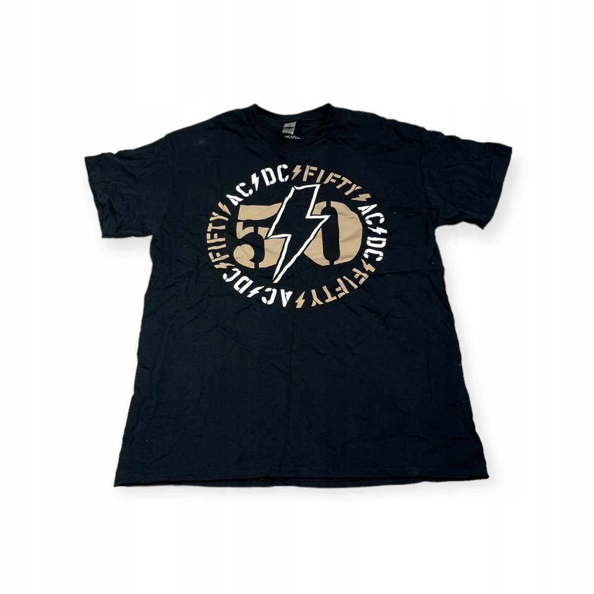 Koszulka T-shirt męski okrągły dekolt AC/DC Gildan M