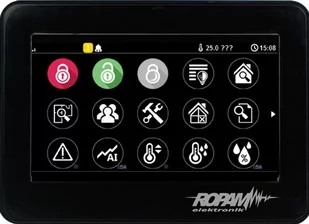 Ropam Elektronik Elektronik TPR-4BS-P panel dotykowy 4,3 LCD rezystancyjny) - Akcesoria do alarmów - miniaturka - grafika 1