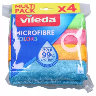Vileda Ściereczka Mikrofibra 4 szt 192577_VILEDA - Ściereczki, gąbki, czyściki - miniaturka - grafika 2
