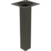 Zawiasy, okucia i inne akcesoria - Noga meblowa kwadratowa 15 cm czarna - miniaturka - grafika 1