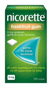 McNeil Nicorette FreshFruit 2mg 105 szt. - Rzucanie palenia - miniaturka - grafika 1