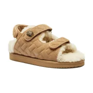 Sandały damskie - Kurt Geiger Skórzane sandały ORSON TEDDY - miniaturka - grafika 1
