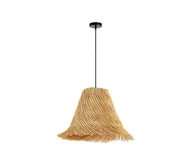 Lampy sufitowe - Immax 08273L - Żyrandol na lince NATURALEZA 1xE27/40W/230V śr. 45 cm rattan - miniaturka - grafika 1