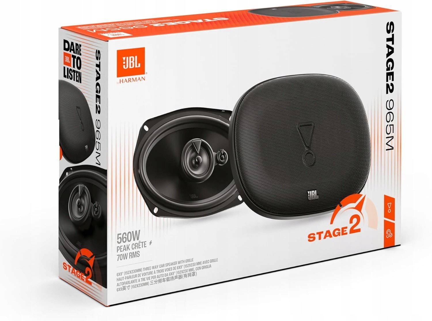 Jbl Stage2 965M 6X9 560W