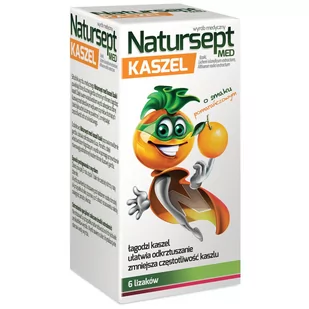 Aflofarm Natursept Med Gardło lizaki o smaku tutti-frutti 6 szt 9085504 - Przeziębienie i grypa - miniaturka - grafika 1