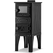 Piece i kotły grzewcze - SIMGE SOBA Piec wolnostojący kominek koza żeliwny SIGMA 304G z fajerką 9kW - miniaturka - grafika 1