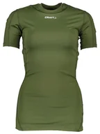 Koszulki sportowe damskie - Craft Koszulka funkcyjna  "PC" w kolorze khaki - miniaturka - grafika 1