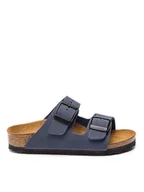 Buty dla chłopców - Birkenstock Klapki Arizona Kids Bf 552903 Granatowy - miniaturka - grafika 1