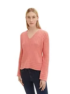 Swetry damskie - TOM TAILOR Damski sweter 1035292, 31249 - Flower Peach, XS - miniaturka - grafika 1