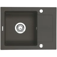 Zlewozmywaki - Deante Zorba 1-komorowy z krótkim ociekaczem - nero ZQZ_T11A ZQZ T11A [14929785] - miniaturka - grafika 1