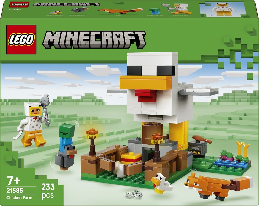 LEGO Minecraft Farma kurczaków 21585