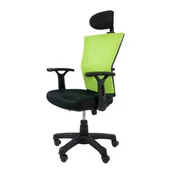 Fotele i krzesła biurowe - ARTNICO Fotel biurowy ergonomiczny Artnico Mesh B20 ziel 130553 - miniaturka - grafika 1