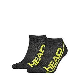 HEAD Unisex Performance Sneaker skarpety sportowe, Grey Combo., 35 EU - Skarpetki damskie - miniaturka - grafika 1